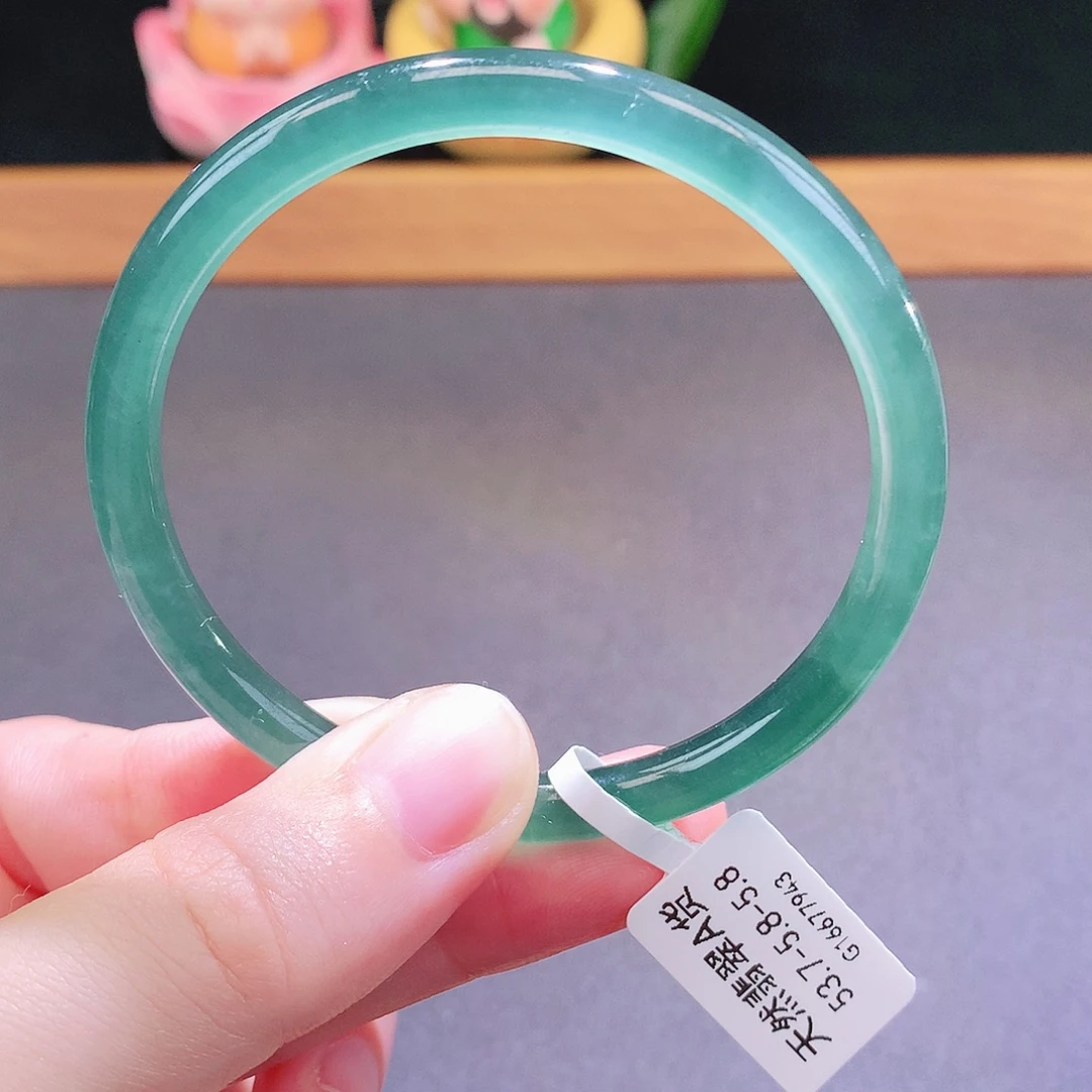 翡翠未镶嵌手镯天然翡翠