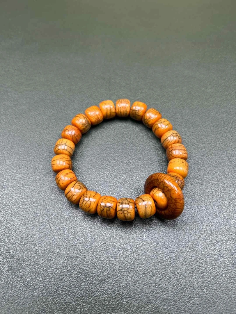 非金属珐琅手链 复古藏式经典高油手串M