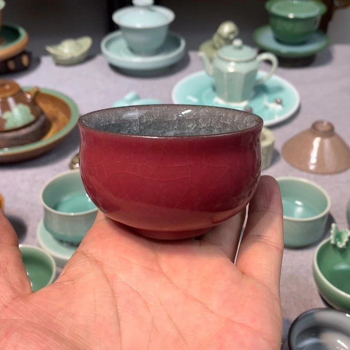 龙泉青瓷手工冰裂纹