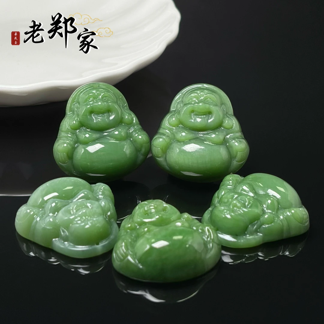 【老郑家】和田玉佛公挂件 （多样性发一件）467