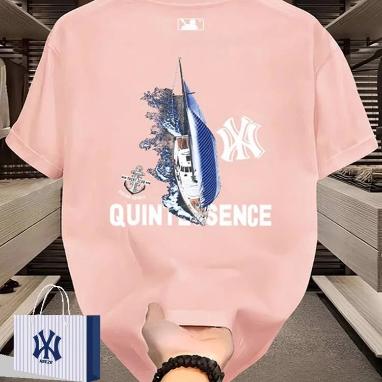 【香港DcSU&Shoes官方正品】女休闲印花纯棉T恤圆领宽松ins上衣潮