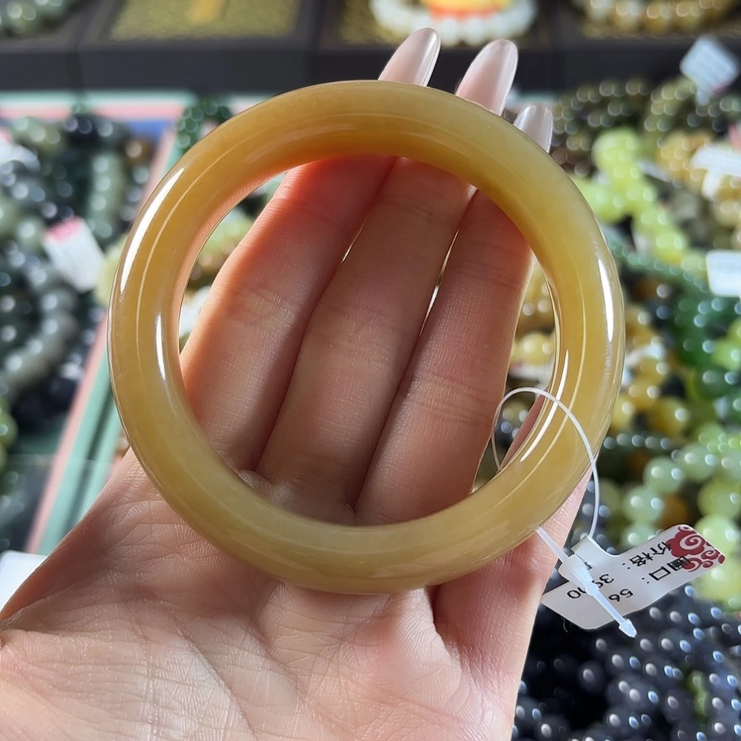 麦***菜和田玉未镶嵌手链255