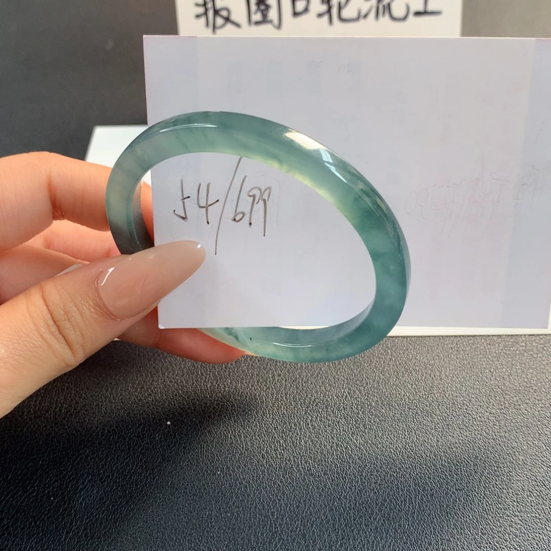 翡翠未镶嵌手镯天然翡翠