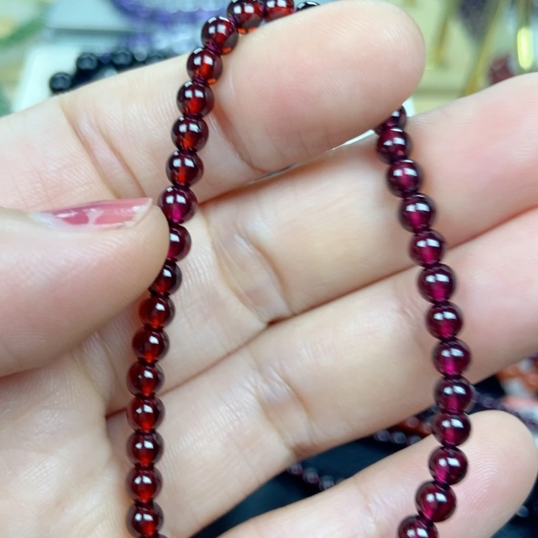 未镶嵌手链石榴石