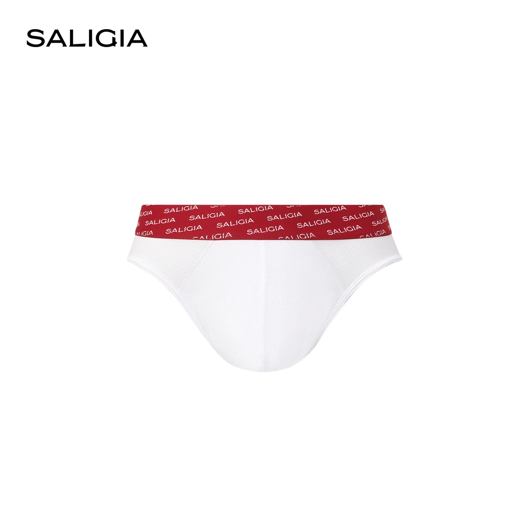 SALIGIA渠道限定街区玩家轻薄细腻网眼肌理织物男士三角内裤