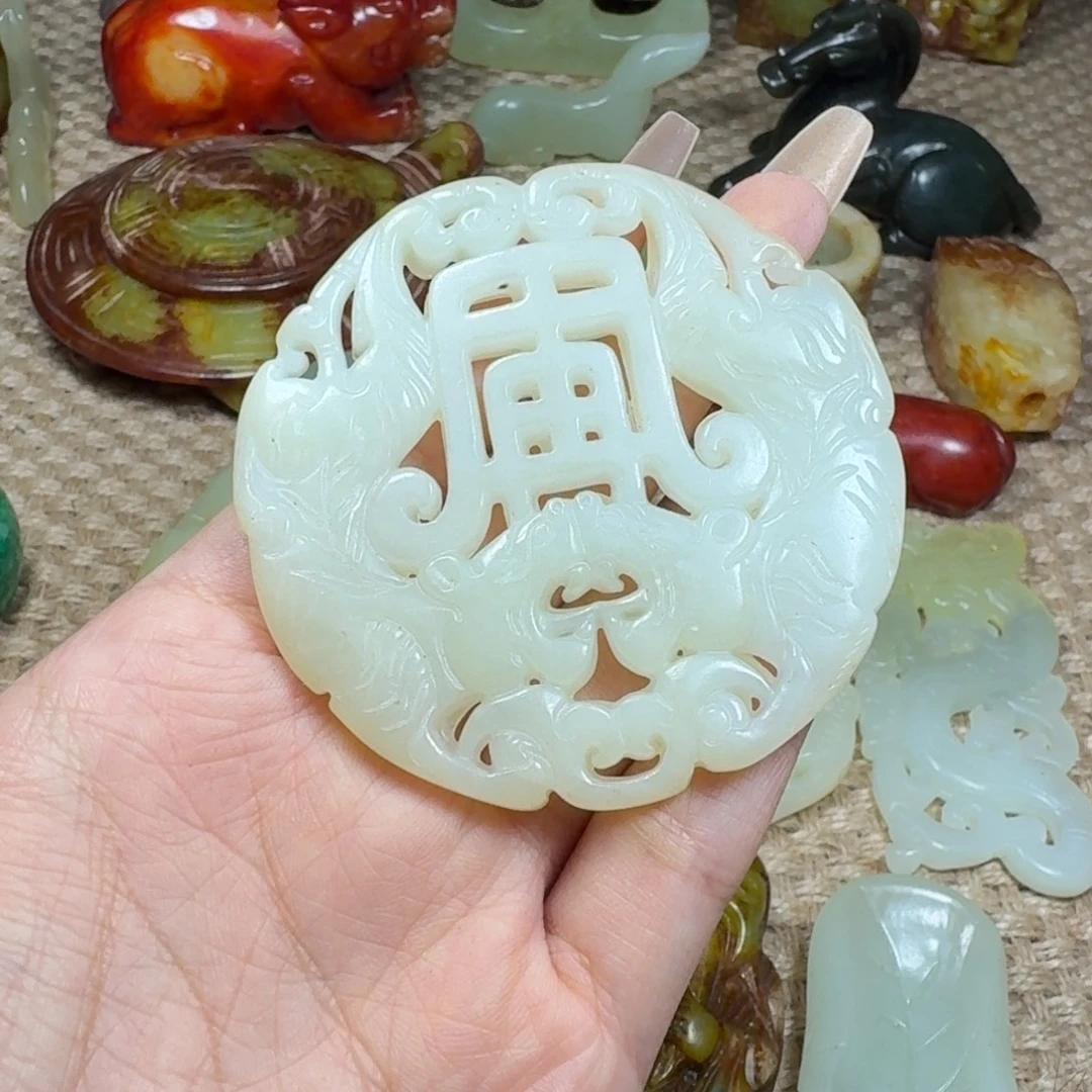 吊坠白玉菩提挂件