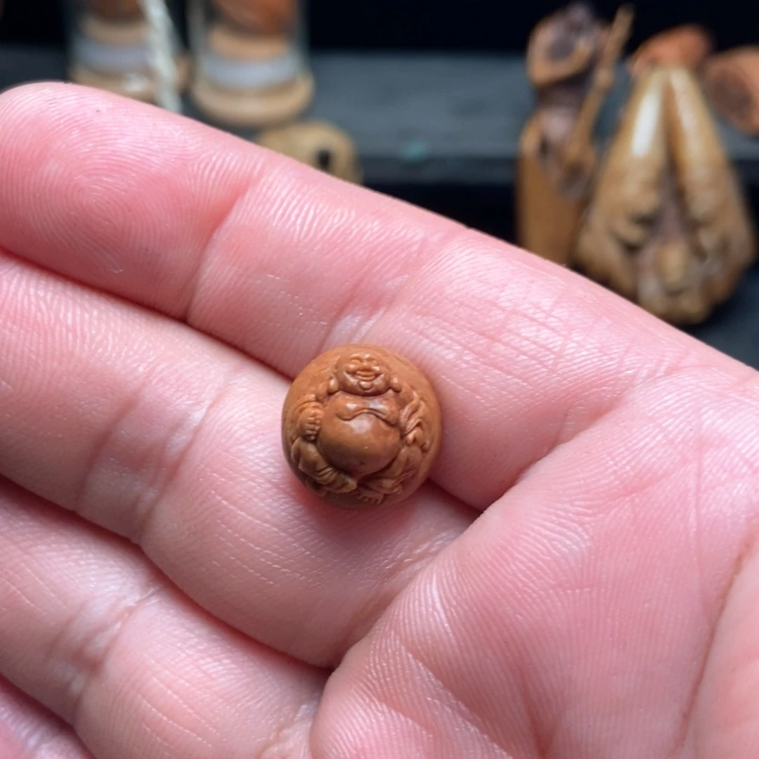 橄榄核手串/手链郝*桃核弥勒