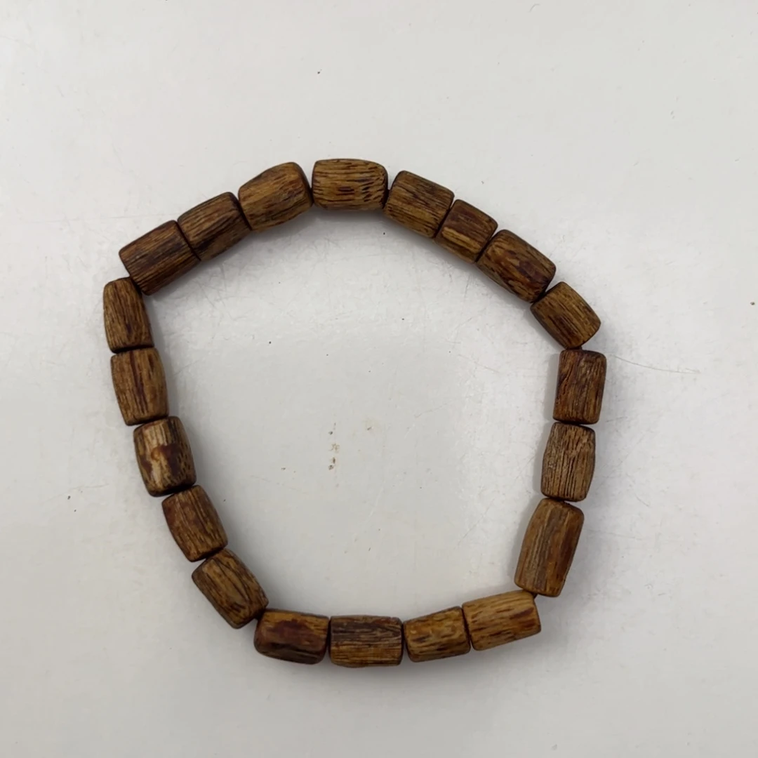 桶珠单圈老白棋沉香3克