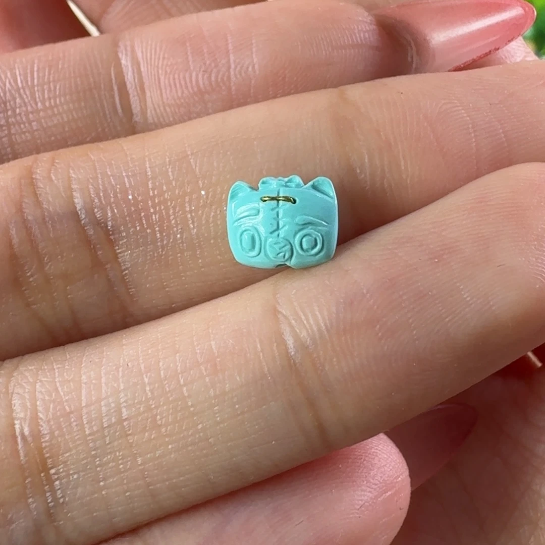 绿松石未镶嵌吊坠(不含链)
