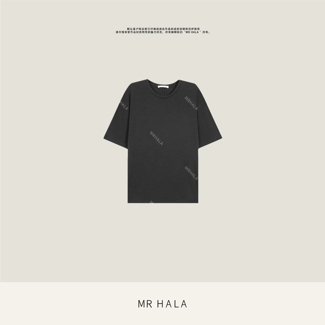 MRHALA 瞑踪超细圆领澳洲羊毛上衣女 LT311083