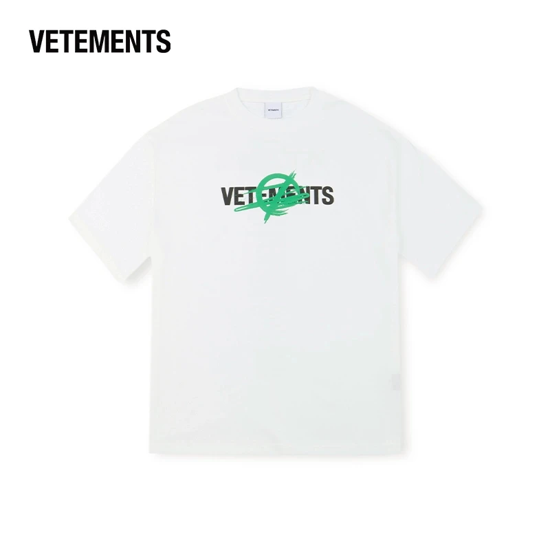 VETEMENTS【奥莱清仓】新款明星同款雅痞圆领印花宽松T恤14152003