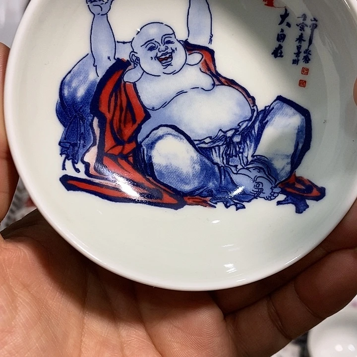 陶摆件景德镇陶瓷主人杯22333