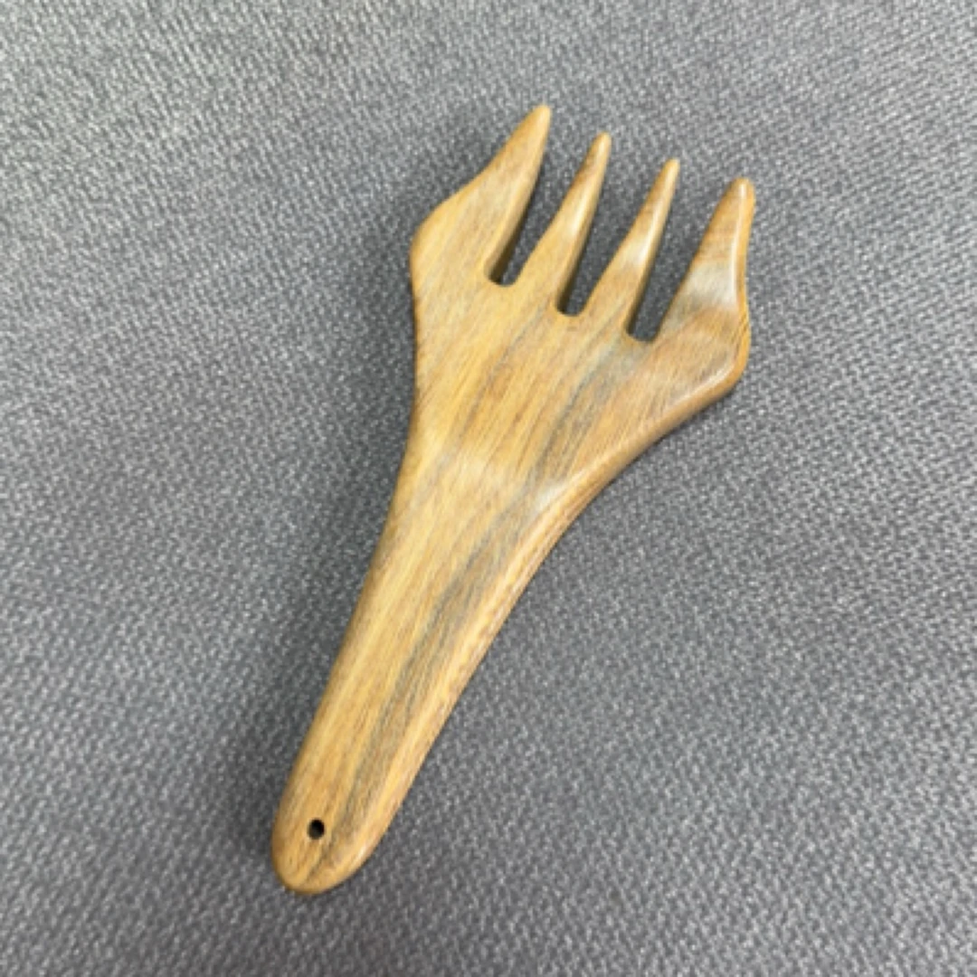 孙善升绿檀木高端理疗梳