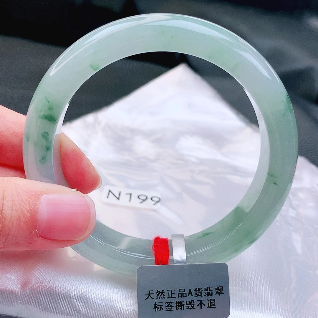翡翠未镶嵌手镯缅甸天然a货翡翠手镯