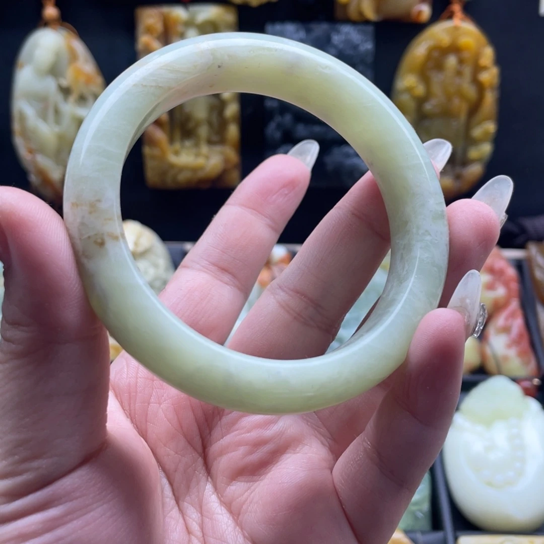 蛇纹石玉合金手镯