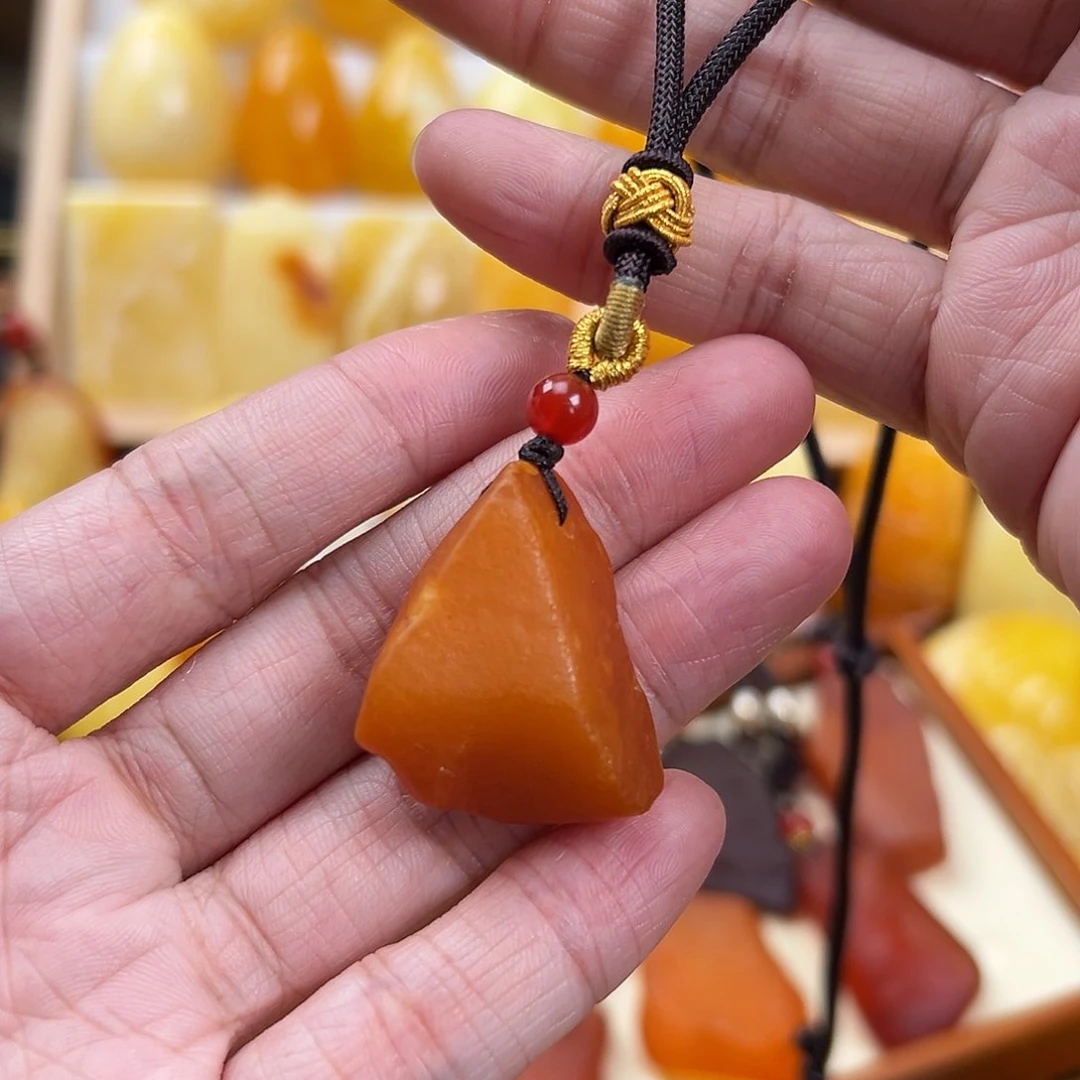 蜜蜡颈饰未镶嵌蜜蜡