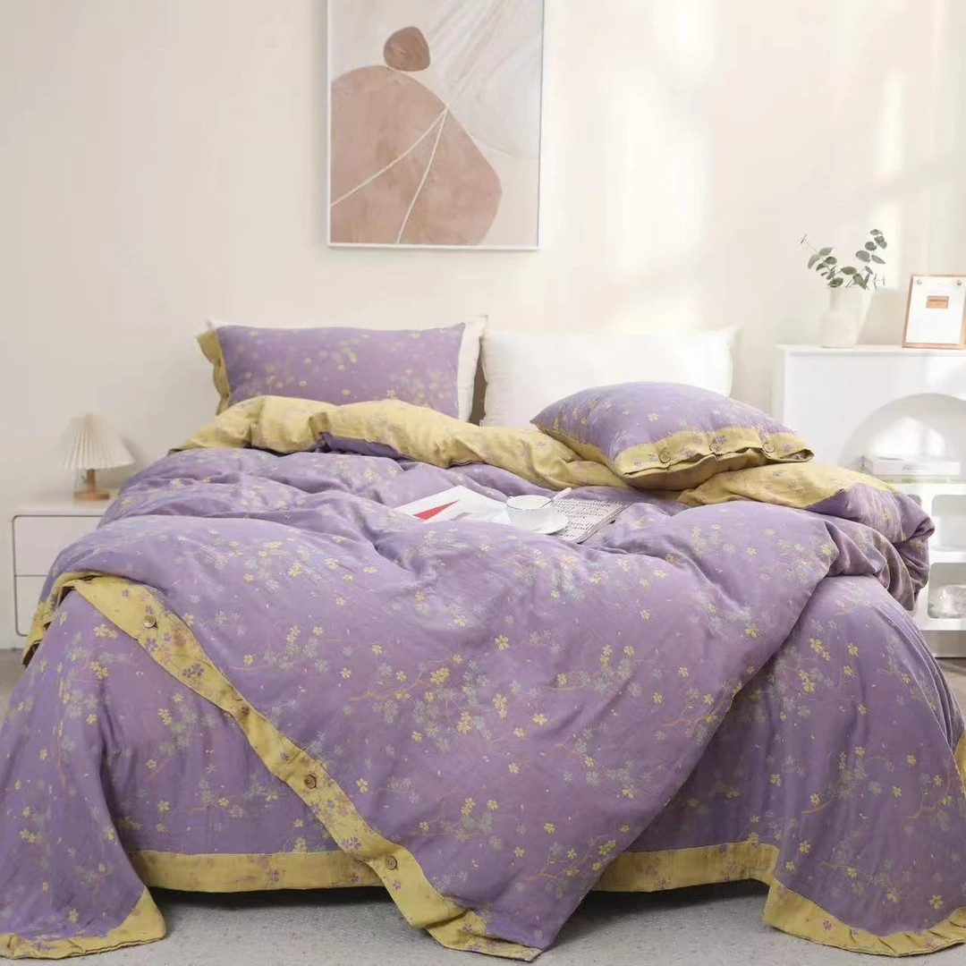 2米双人大被套双层有氧纱AB面繁星款