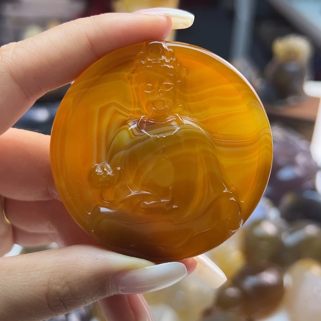 玛瑙/玉髓未镶嵌吊坠(不含链)