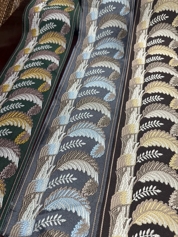 宽12厘米羽毛窗帘花边辅料提花织带拼接沙发靠垫抱枕装饰汉服装