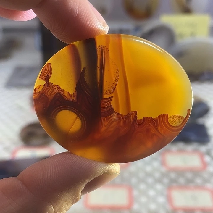 玛瑙/玉髓合金颈饰