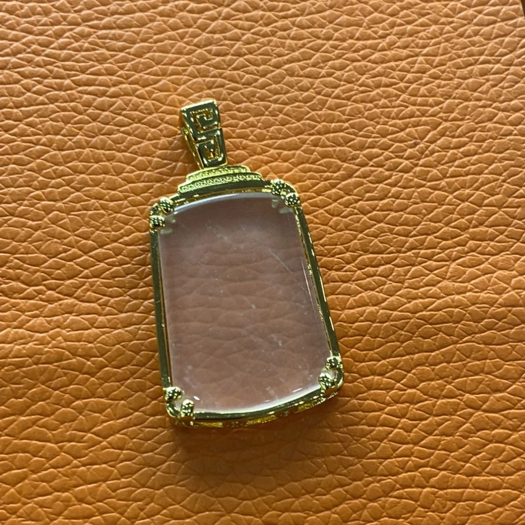 石英质玉吊坠(赠链)合金