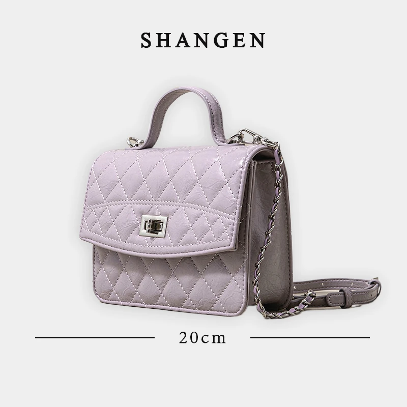 【尚恩CC】SK-92720-芋泥紫-轻奢时尚女士新款手提单肩斜挎包