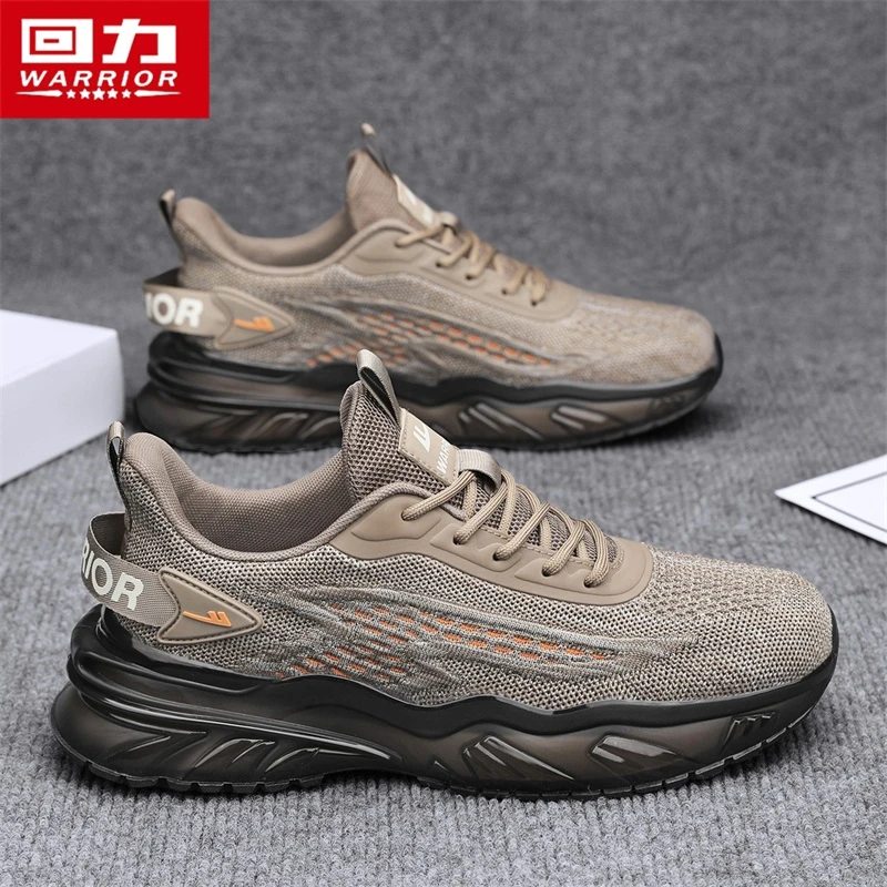 回力男鞋2026夏季流行款飞织网面运动跑步休闲专用开车网红爆款鞋商品图