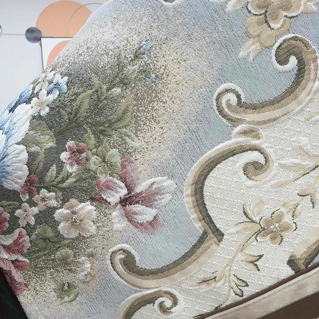 鹅绒花开富贵浅蓝色套餐三➕贵妃➕160一张