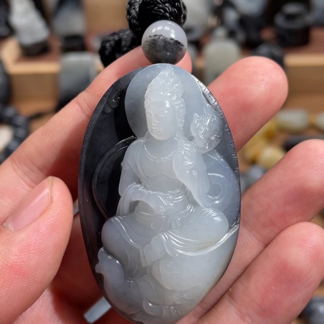 未镶嵌和田玉挂件方***。