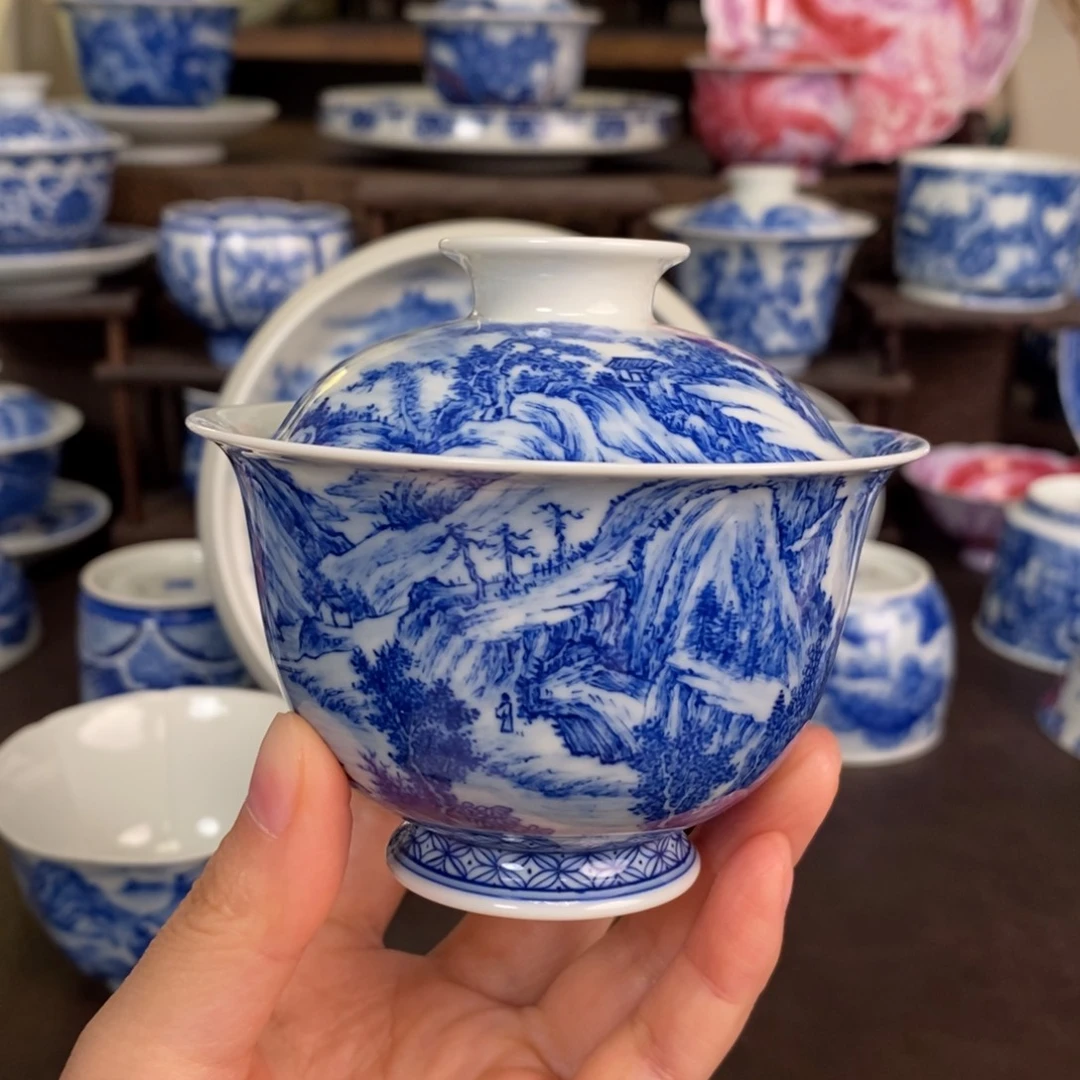 景德镇陶瓷手工手绘