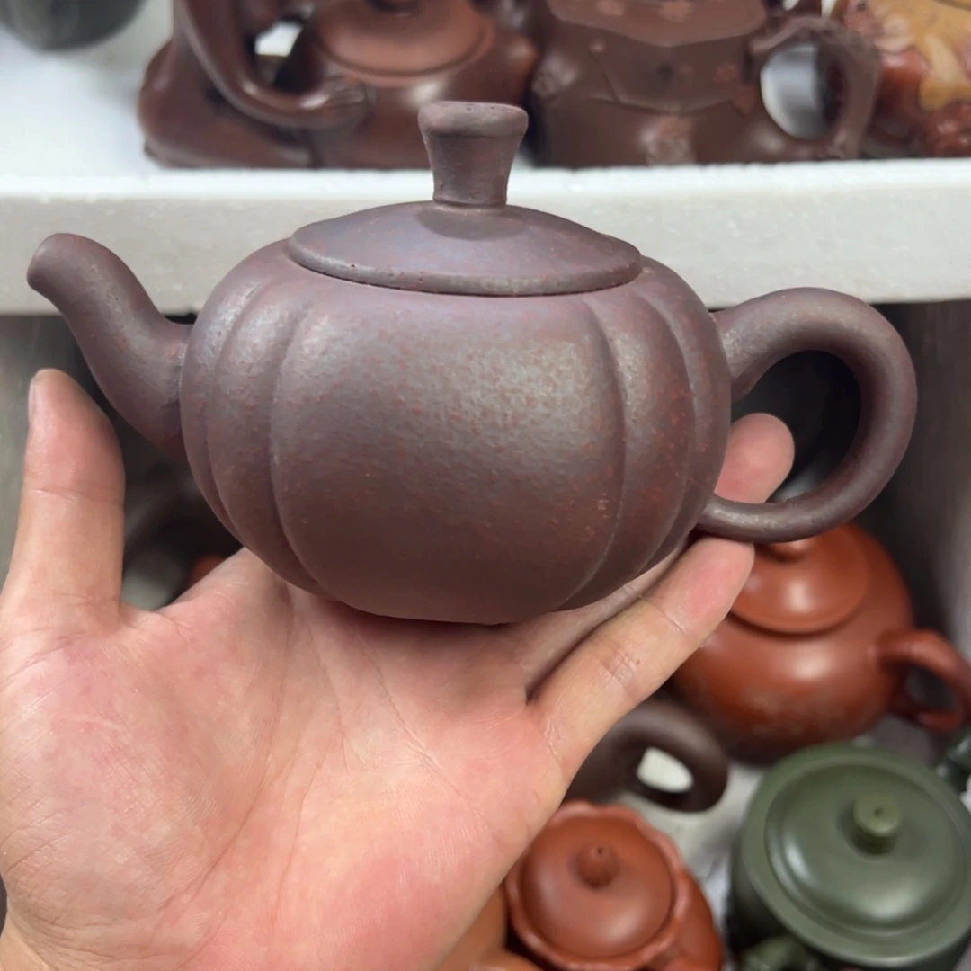 茶壶紫砂宜兴原矿紫砂壶350毫升容量