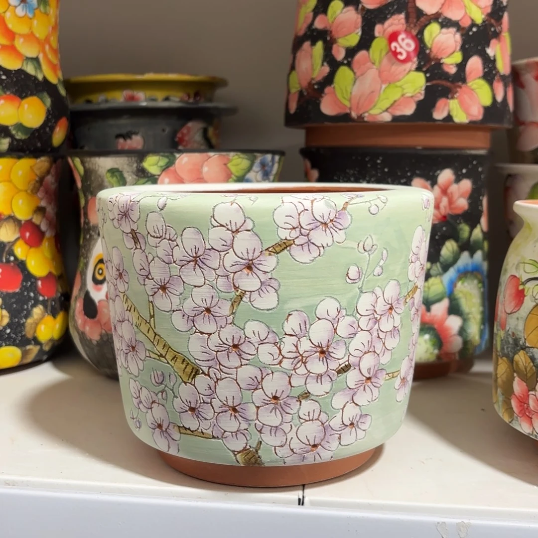 景德镇手绘花盆陶瓷12/12