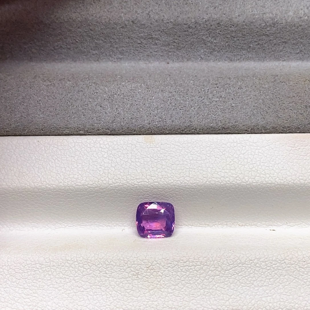 蓝宝石裸石1.19克拉天然无烧紫蓝宝