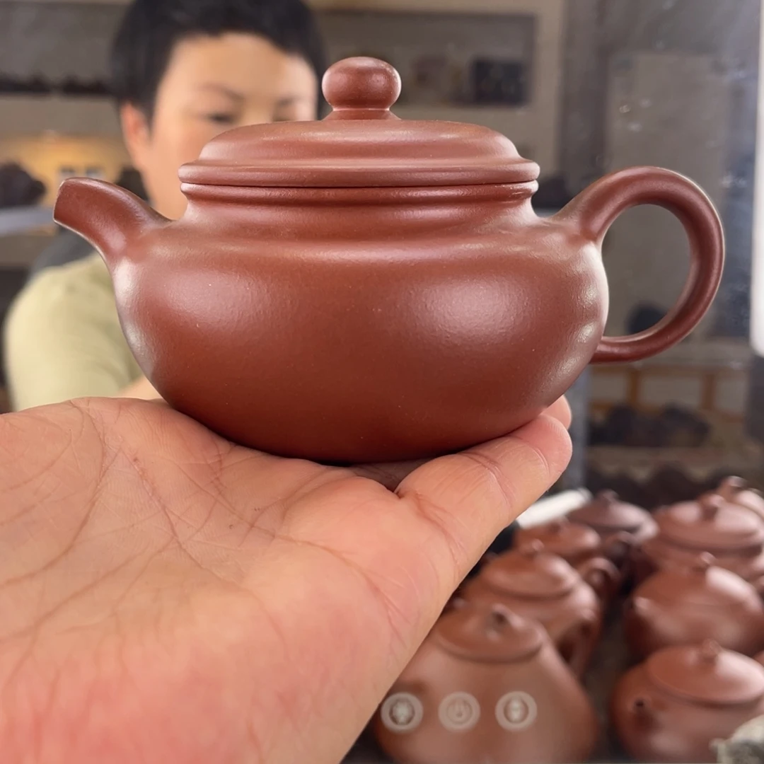 茶壶紫砂红皮龙仿古170cc