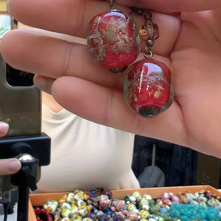 琉璃颈饰乖****宝编号90 耳钩