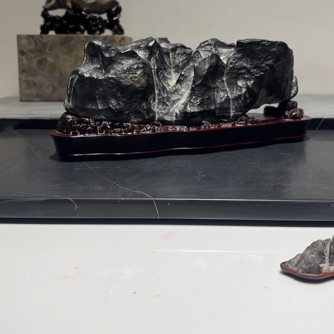 灵璧石天趣赏石 摆件