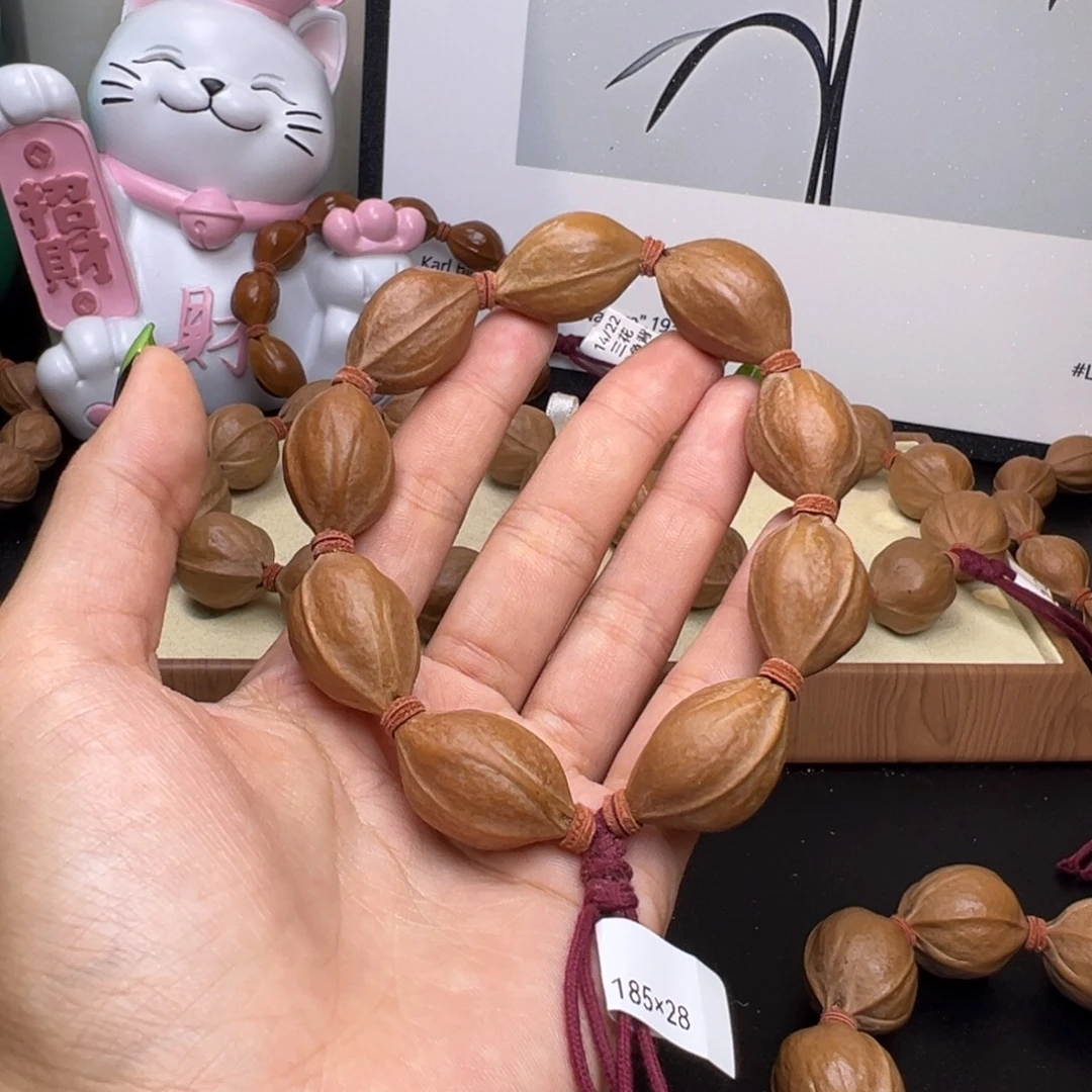 二***a橄榄核手串/手链梅林铁核18528