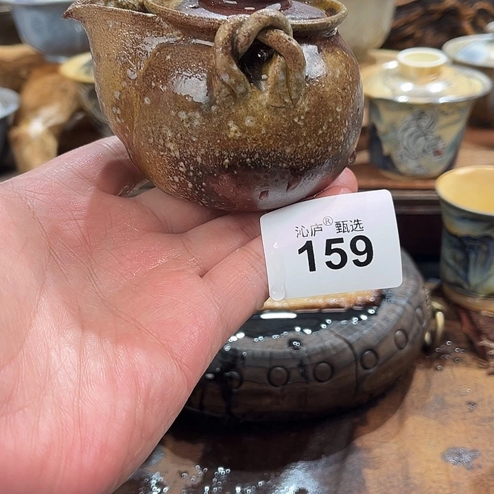 沁庐柴窑古法柴烧全手工茶具