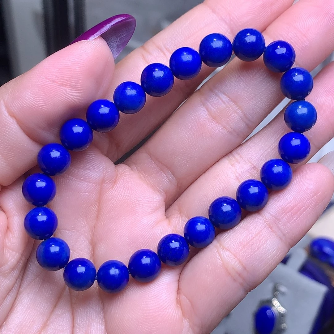 青金石未镶嵌8.3m克莱因蓝顶品