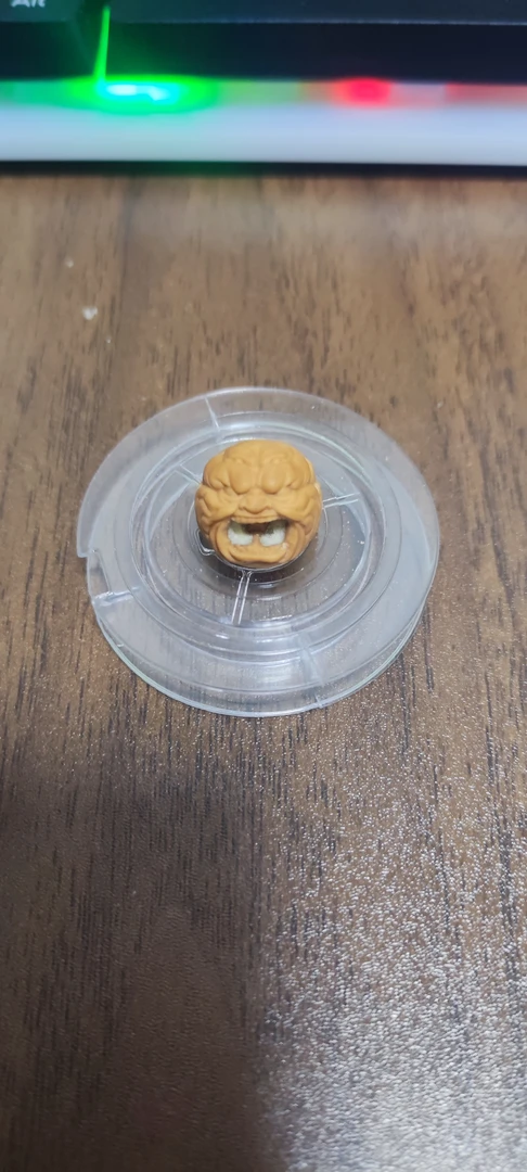 猴头 单颗 雕刻 四目 吼僧 素