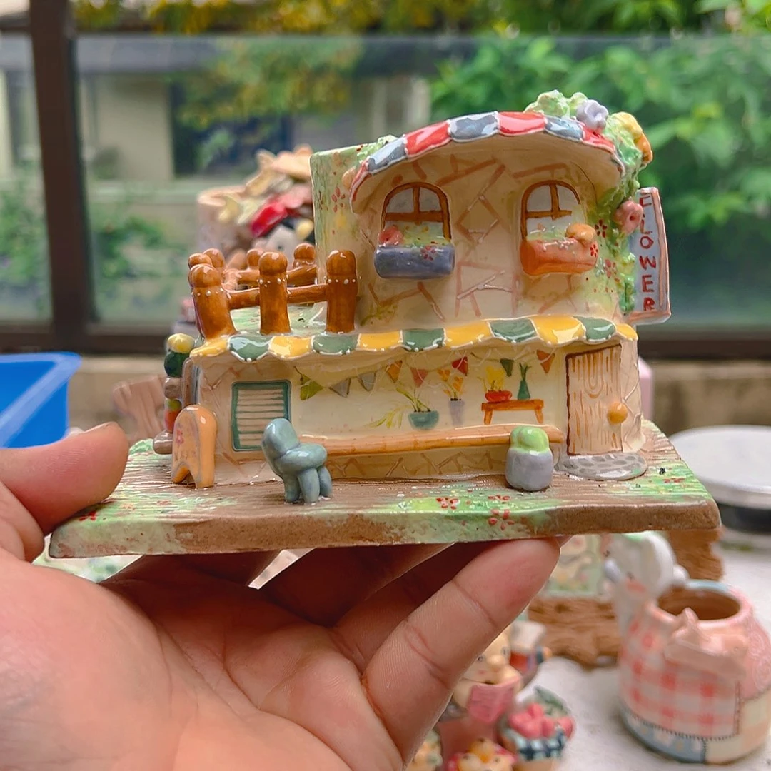 老梧家的手工多肉花盆