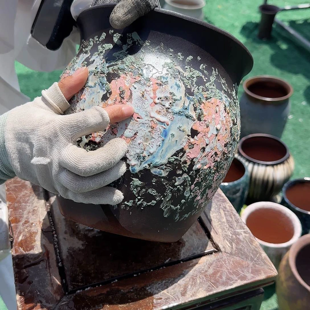 紫砂花盆王嫂花盆0701-741高23口21