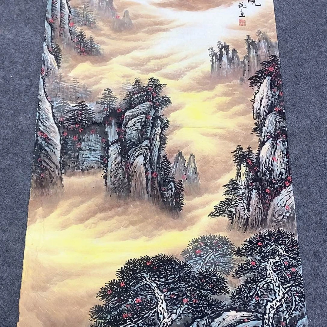 国画国画作品手绘