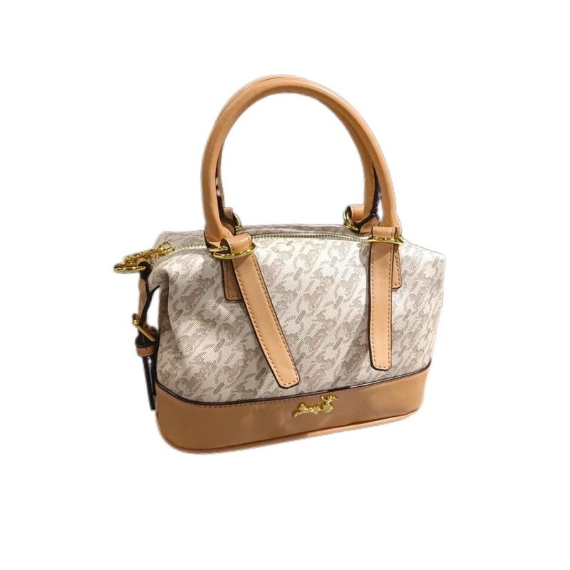 【周周专属】轻奢时尚休闲女士潮流经典百搭单肩包Y2853米白色