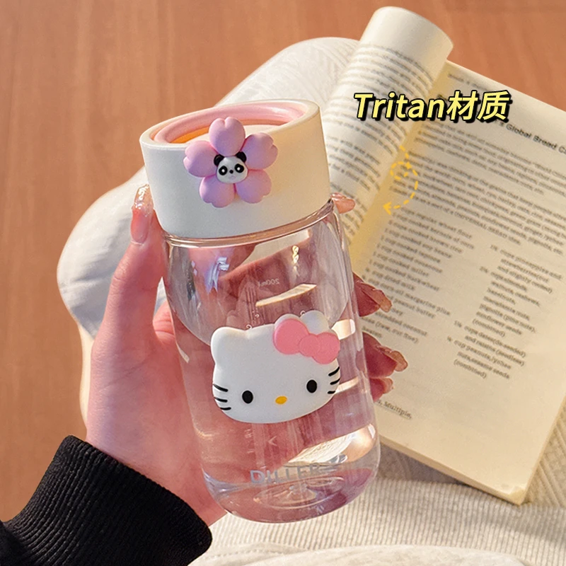 2025新款高颜值可爱tritan塑料杯女生便携耐高温水杯子学生直饮杯