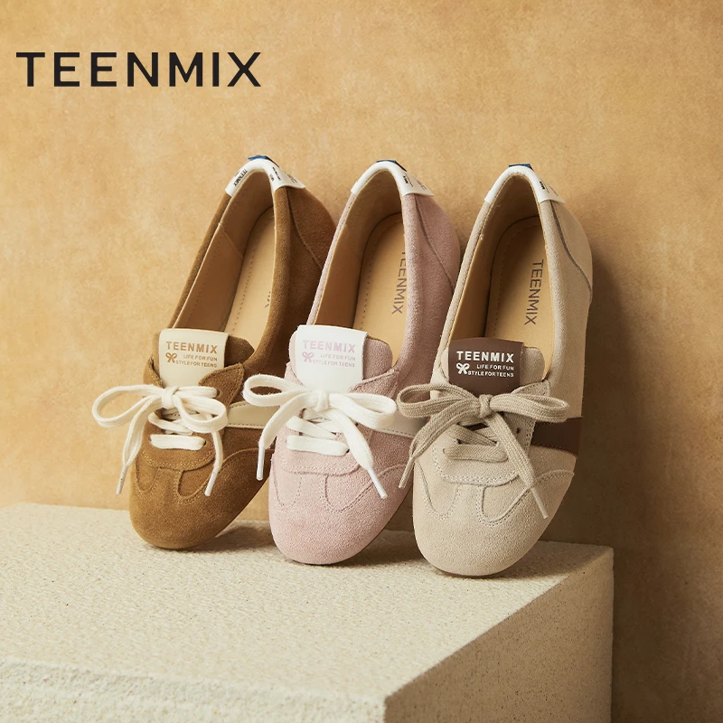 【跃动玛丽珍】天美意新款纯色复古百搭通勤浅口软底女鞋KH003AQ5