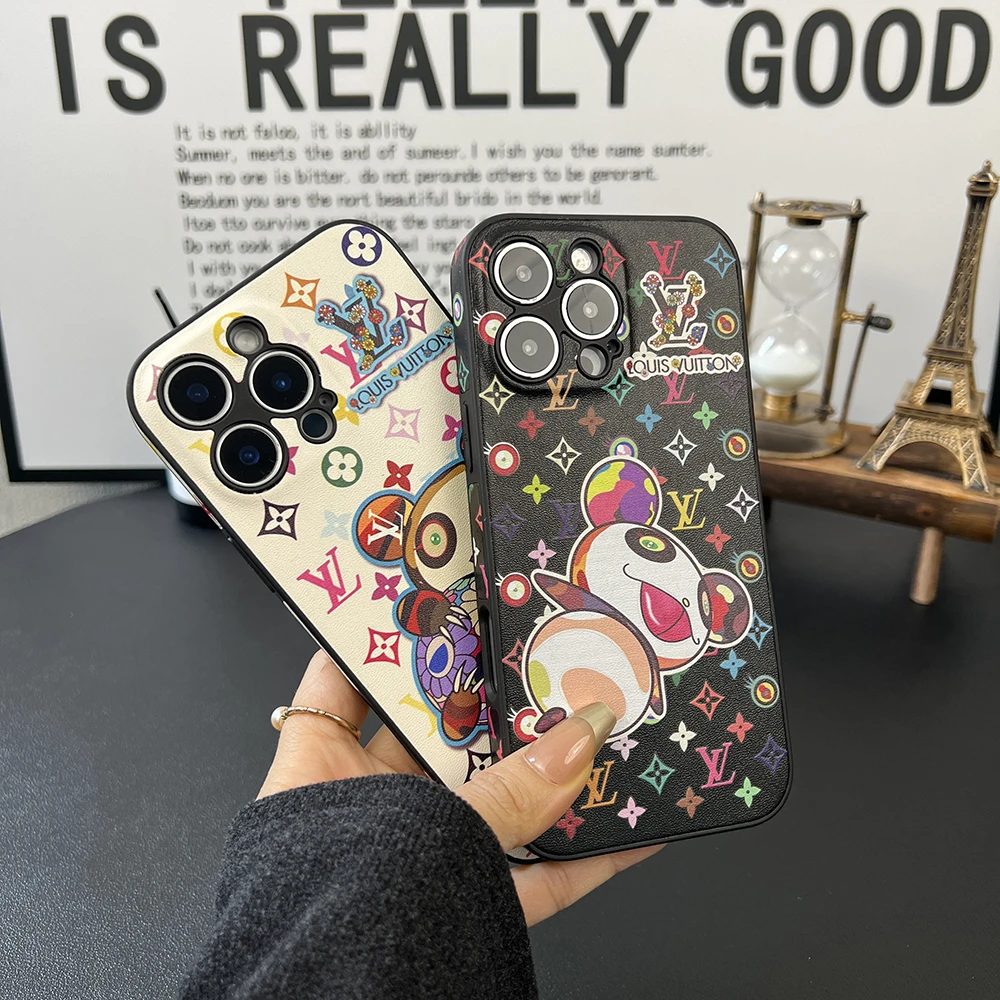 适用苹果16promax手机壳iphone15奢华14防摔13高档皮质高级感老花