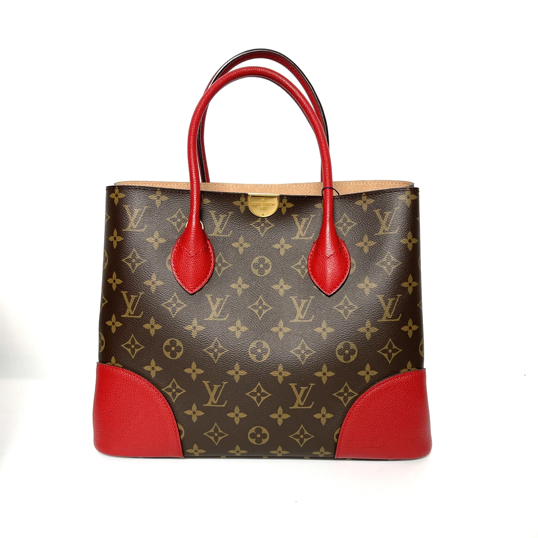 95新 LouisVuitton/路易威登 友福/拼色托特