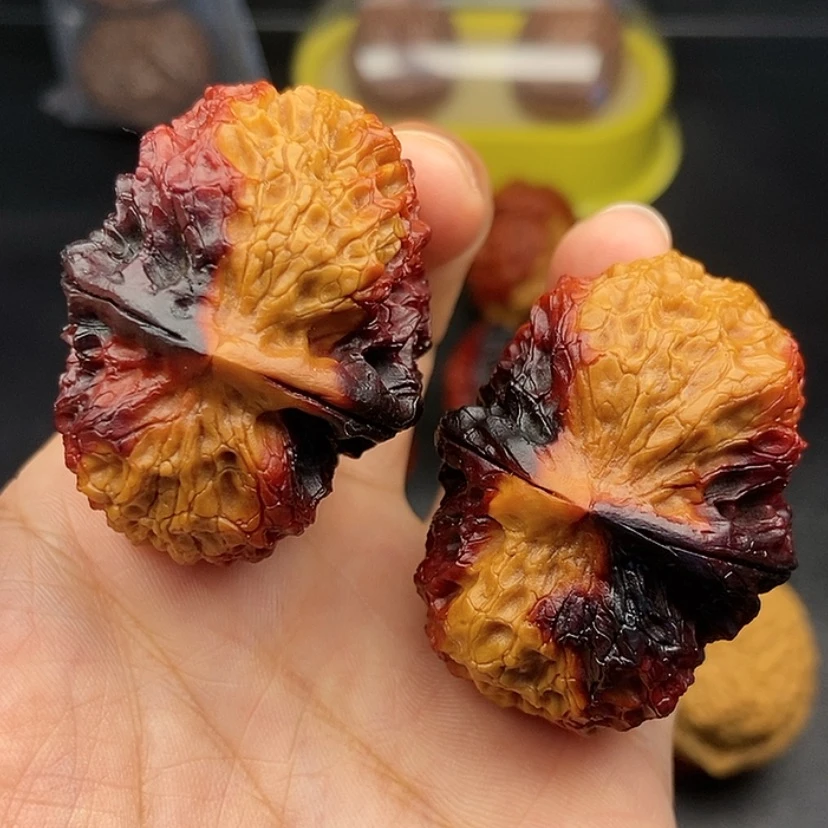 【闪购商品】把件文玩核桃44尺麒麟元宝