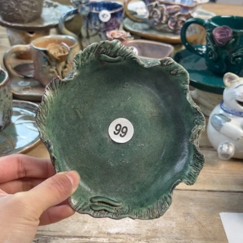 盘熠日式手捏餐具茶具